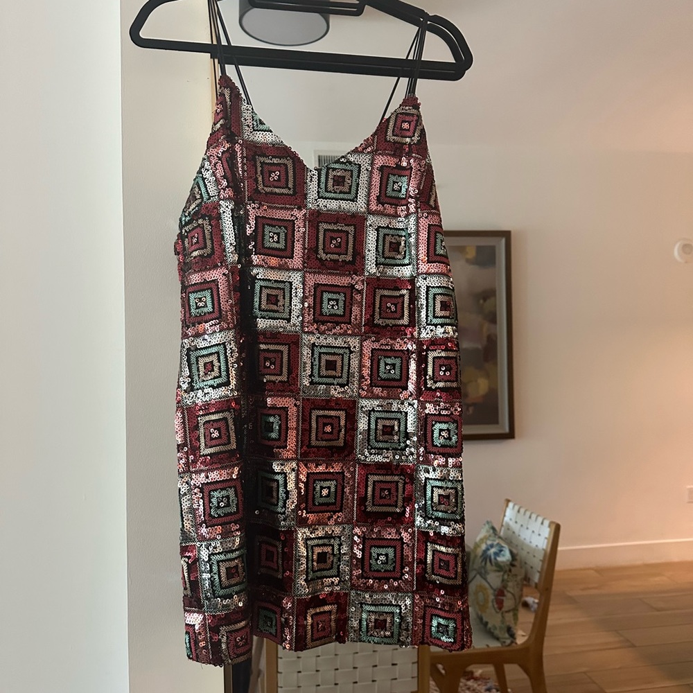 Zara sequin party dress